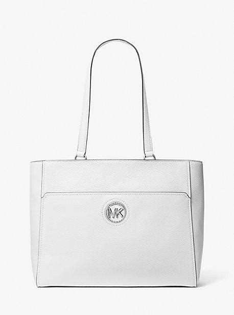 michael kors samiralg|Samira Large Pebbled Leather Tote Bag .